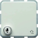 Berker 476309 Steckdose SCHUKO mit Klappdeckel und Schloss, wg Up IP44, polarwei&szlig;