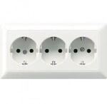 Jung AS523WW Kabel-Kanal-SCHUKO Steckdose, 16 A, 250 V, alpinwei&szlig;