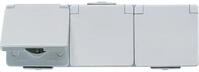 Jung 623W SCHUKO&reg; Dreifach-Steckdose 16 A 250 V, WG 600