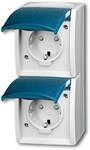 Busch-Jaeger 20-02 EBW-53 SCHUKO&reg; Steckdose mit integriertem erh&ouml;htem