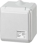 MENNEKES (4102) Cepex-Wandsteckdose, grau
