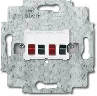 Busch-Jaeger 0248/04-101 Stereo-Lautsprecher-Anschlussdose, alpinwei&szlig;