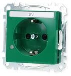 Merten MEG2303-0304 SCHUKO Steckdose f&uuml;r Sonderstromkreise mit Kontrolllicht und