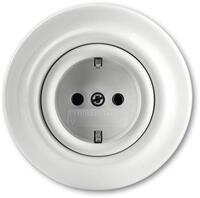 Busch-Jaeger 20 EUJ-64 SCHUKO Unterputz-Steckdose, Decento, studiowei&szlig;