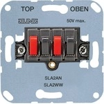 Jung SLA2AN Stereo-Lautsprecher-Anschlussdose 25 V ~, 60 V DC, anthrazit