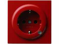SCHUKO-Steckdose 16 A 250 V~ mit Kontroll-Licht, S-Color, Rot, Gira 018243