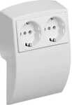 Hager L22509010 Doppelsteckdose, SL 20051, reinwei&szlig;