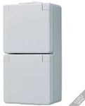 Jung 622WW SCHUKO&reg; Zweifach-Steckdose 16 A 250 V, WG 600