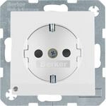 Berker 41091909 Steckdose SCHUKO mit LED-Orientierungslicht, S.1/B.3/B.7, polarwei&szlig;
