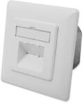 Assmann DN-9007-S-1 DIGITUS CAT 6A, Klasse EA, Datendose, designkompatibel, Aufputz,
