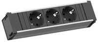 Bachmann Steckdosenleiste CONI, 3xSchuko, GST18, schwarz (333.1007)