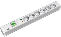 Bachmann 333.605 Steckdosenleiste mit Schalter, 6fach