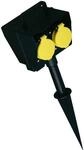 Bachmann 394.180 Gartensteckdose mit Erdspie&szlig;