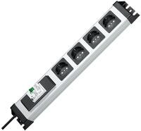 Kopp 228120012 POWERversal 4-fach, mit FI/LS-Schutzschalter (B, 16A/30 mA)