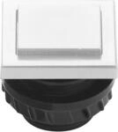 Grothe Protact 680 KS Klingeltaster, 20x22mm, Kunststoff, Wei&szlig; (61047)