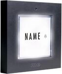 M-E KTB-1-A Klingeltaster, Aufputz, 1-Familienhaus, anthrazit (40667)