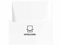 Jung LS590CARDWW Hotelcard-Schalter (ohne Taster-Einsatz), LS 990, alpinweiß