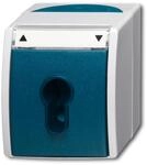 Busch-Jaeger 2712 SLW-53 Jalousieschalter/-taster, Wechsel, 2-polig, Grau/Blaugr&uuml;n,