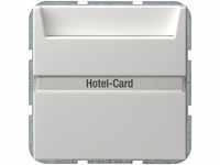 Hotel-Card-Taster 10 A 250 V~ mit Beschriftungsfeld, beleuchtbar Wechsler 1polig Gira