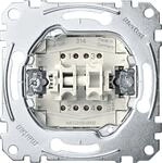 Merten MEG3155-0000 Doppeltaster-Einsatz, 2 Schlie&szlig;er 1‑polig, 10 A, AC 250 V,