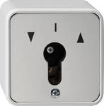 Gira 014430 Schl&uuml;sselschalter 10 A 250 V~ f&uuml;r alle DIN-Profil-Halbzylinder