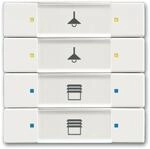 Busch-Jaeger 6127/02-884 Bedienelement, 4/8-fach Multifunktion/Farbkonzept, KNX