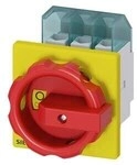 Siemens 3LD2103-0TK53 SENTRON, Lasttrennschalter 3LD, Not-Aus-Schalter, 3-polig, Iu: