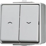 Jung 609VW Jalousie-Wippschalter 10 AX 250 V, WG 600