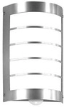 CMD Aqua Marco Au&szlig;enwandleuchte mit Bewegungsmelder, 230V, 75W, E27, edelstahl