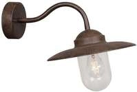 Nordlux Luxembourg Wandleuchte, 60 Watt, E27, IP54, rostbraun (22671009)