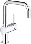 GROHE Minta 32488 Einhand-Sp&uuml;ltischbatterie, DN15, Hochdruck, U-Auslauf, chrom