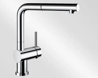 Blanco Linus-S-F Einhebelmischer, Vorfenstermontage, Hochdruck, chrom (514023)