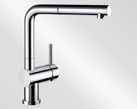 Blanco Linus-S-F Einhebelmischer, Vorfenster-Armatur, Niederdruck, chrom (514276)