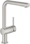 GROHE Minta Einhand-Sp&uuml;ltischbatterie 30274, DN 15, herausziehbare Dual Sp&uuml;lbrause,