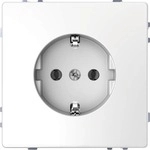 Merten Schuko Steckdose, System Design, Steckklemmen, lotoswei&szlig; (MEG2301-6035)