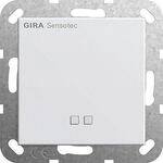 Gira Bewegungsmelder mit Fernbedienung, Sensotec, System 55, reinwei&szlig; gl&auml;nzend