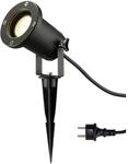 SLV NAUTILUS SPIKE XL Outdoor Spie&szlig;leuchte, QPAR51, IP65, 11W, mit 1,5m Kabel und