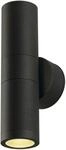 SLV Astina TCR50-SE Outdoor Wandleuchte, IP44, rund, up/down, anthrazit, max. 44W,