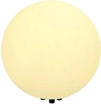 SLV ROTOBALL FLOOR 50 Outdoor Standleuchte, TC-(D,H,T,Q)SE, IP44, Kugel, wei&szlig;, &Oslash; 50