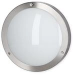 Eglo Vento 1 LED Wand-/Deckenleuchte, 11W, Edelstahl, wei&szlig; (94121)