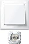 Merten MEG3341-1419 Jumbo, der gro&szlig;e Schalter, M-Smart 10 AX, AC 250 V, Polarwei&szlig;