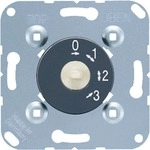 Drehschalter, 3-Stufenschalter m. Nullstellung 16 AX 250 V ~, Jung 1101-4