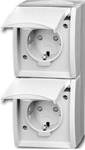 Busch-Jaeger 20-02 EBW-54 SCHUKO Zweifachsteckdose (2CKA002084A0722)