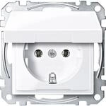 Merten MEG2311-0325 SCHUKO-Steckdose mit Klappdeckel, System M, Steckklemmen,