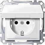 Merten MEG2310-0319 SCHUKO Steckdose, System M Zentraleins&auml;tze, Klappdeckel,