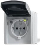 Busch-Jaeger 3120 EWB-53 FI-SCHUKOMAT SCHUKO Steckdose mit