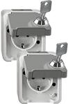 Merten MEG2418-8029 SCHUKO-Steckdose, Aquastar, 16 A, AC 250 V, Ber&uuml;hrungsschutz,
