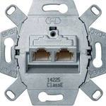 Berker 455501 UAE-Steckdose 8/8-polig, geschirmt, Kat.6, Class E, Serie