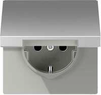 Jung AL1520KIKL SCHUKO Steckdose, 16 A 250 V, LS 990, aluminium