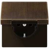 Jung ME1520KIKLAT SCHUKO Steckdose, 16 A 250 V ~, messing antik